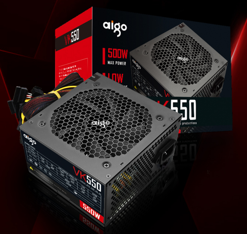 AIGO VK550 không chỉ đảm bảo đủ năng lượng để cung cấp cho các linh kiện phần cứng