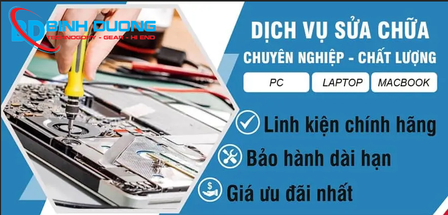 dịch vụ sửa laptop chuyên nghiệp tại Bến cát