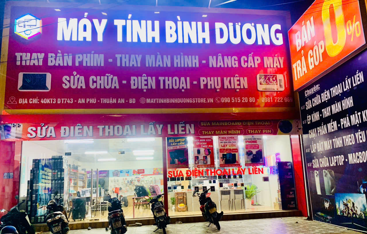 Địa chỉ sửa điện thoại Uy tín Bình Dương