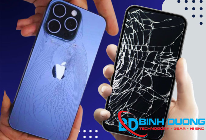 hÌNH ảNH iPHONE 15 VỠ MÀN BY aI