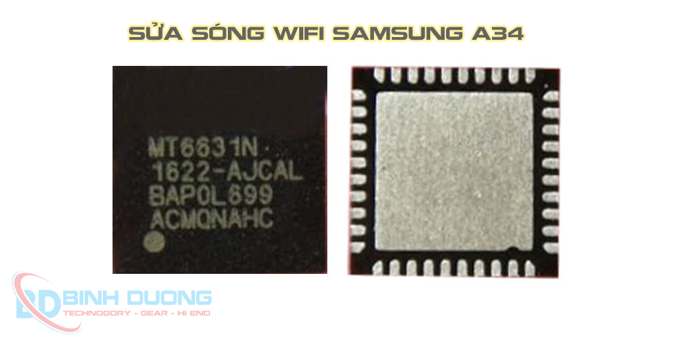 Sửa sóng wifi samsung a34