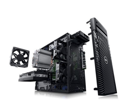 Máy tính trạm Dell Precision 3680 Tower, i5-14600, 16GB, 256GB SSD, 2TB HDD, Intel UHD Graphics 770, KB, M, 500W PSU, Ubuntu,