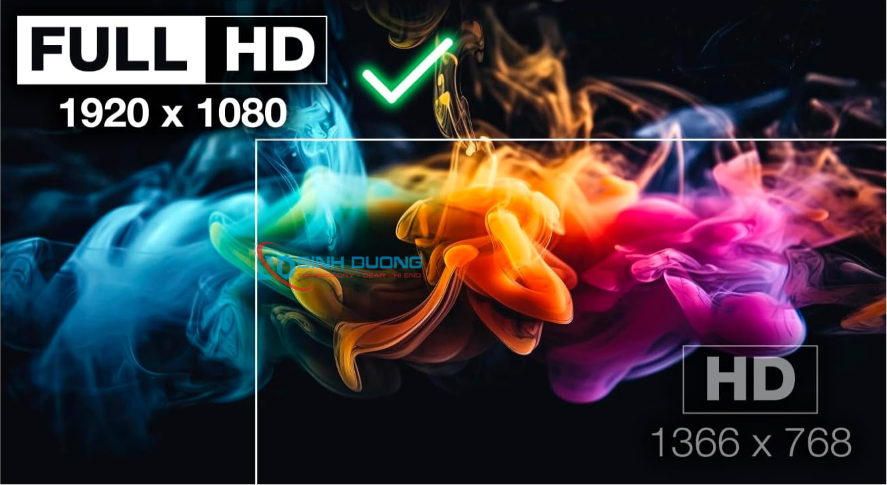 đảm bảo chất lượng hình ảnh sắc nét và màu sắc trung thực