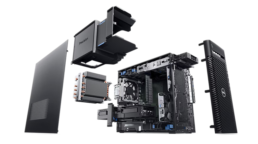 Máy tính trạm Dell Precision 3680 Tower/ Intel Core i7 14th Gen 14700 2.1 GHz to 5.4GHz/Ubuntu 22.04/16GB DDR5/ 256GBSSD/ 2TB SATA/ NVIDIA 400/ 300W/Keyboard KB216/ Mouse MS116/ProSupport 42M & KYHD42PT3680D14700