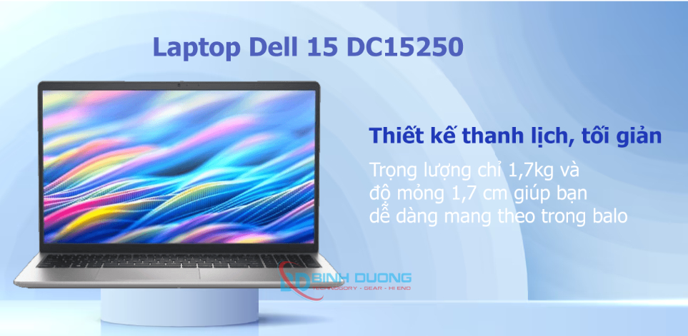 Laptop Dell 15 DC15250 – Hiệu năng bền bỉ, giá tốt tại Computer Bình Dương