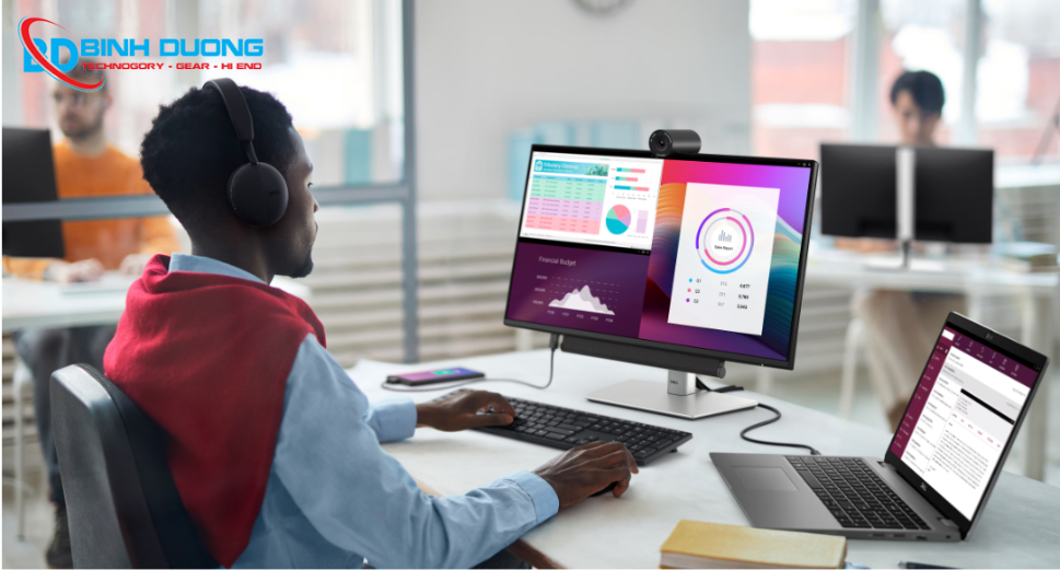 Màn hình Dell S2425H không chỉ nổi bật với công nghệ chống lóa giúp giảm mỏi mắt khi sử dụng trong thời gian dài