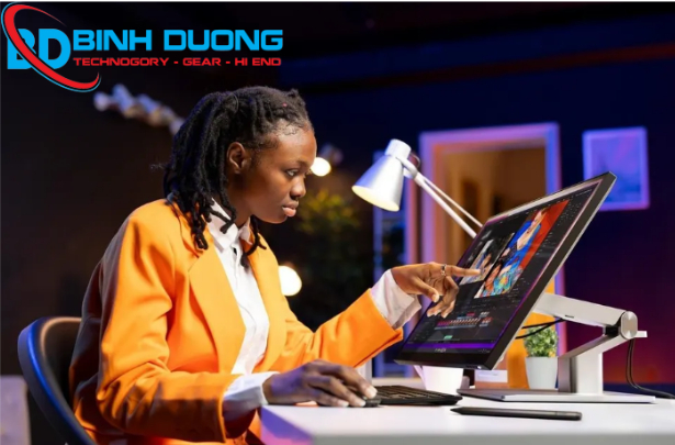 Dell P2424HT 23.8 inch - IPS - FHD - 60Hz - 5ms - Cảm ứng - Speakers (viền đen chân trắng)