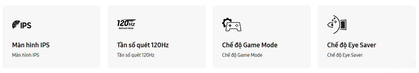 Samsung  LS27F320GAEXXV (27 inch - IPS - FHD - 120Hz - 5ms)Cổng cắm kết nối: 2 x HDMI 1.4,/2Y