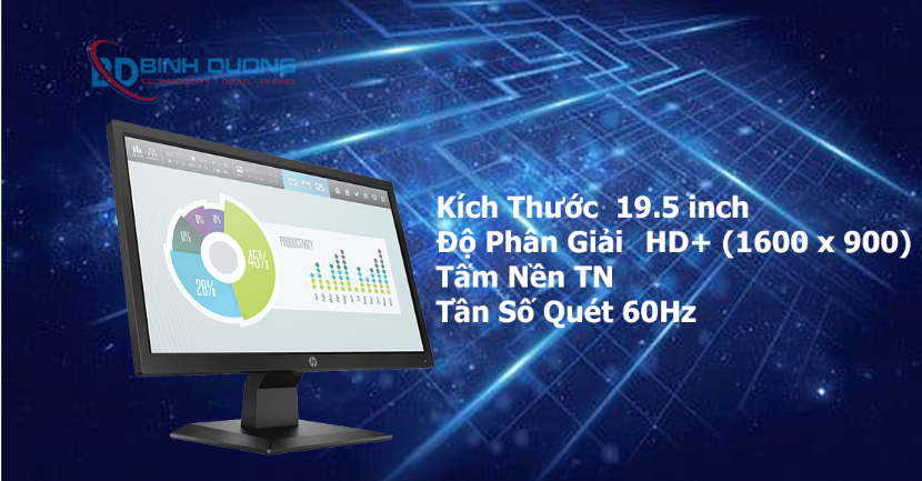 HP P204v sở hữu thiết kế đơn giản nhưng hiện đại, phù hợp với mọi không gian làm việc