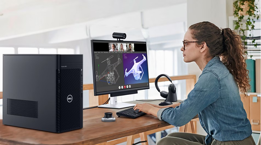 Máy tính trạm Dell Precision 3680 Tower/ Intel Core i7 14th Gen 14700 2.1 GHz to 5.4GHz/Ubuntu 22.04/16GB DDR5/ 256GBSSD/ 2TB SATA/ NVIDIA 400/ 300W/Keyboard KB216/ Mouse MS116/ProSupport 42M & KYHD42PT3680D14700