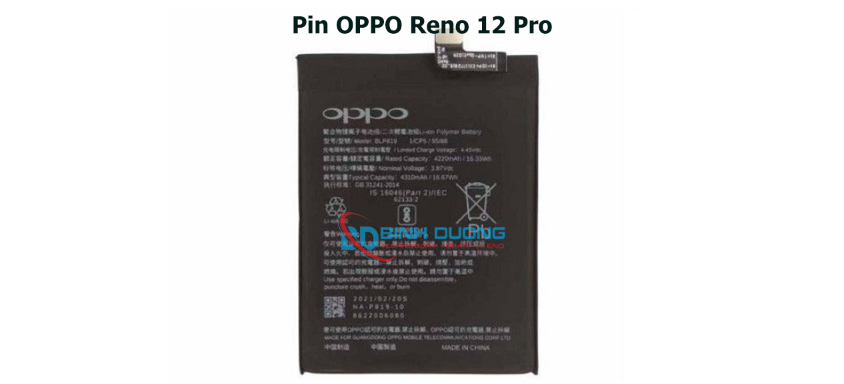 Dịch Vụ Thay Pin OPPO Reno12 Pro Chính Hãng, Lấy Liền Tại Computer Bình Dương