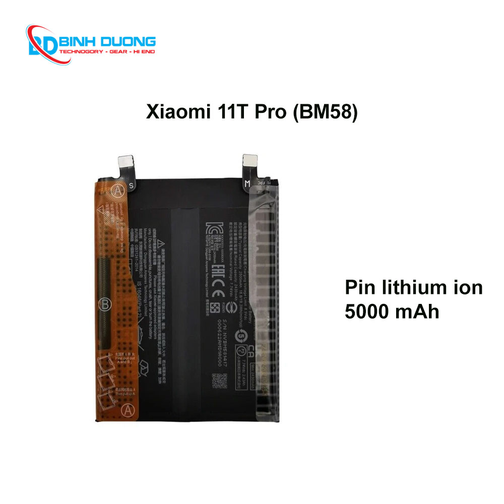 Thay pin Xiaomi Mi 11T Pro