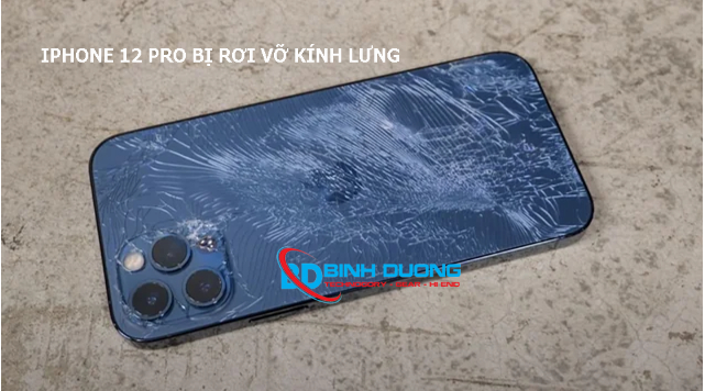Iphone 12 Pro bị vỡ kính lưng