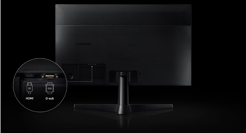 SAMSUNG (21.5 inch - IPS - FHD - 75Hz) Cổng cắm kết nối: 1x D-Sub, 1 x HDMI 1.4_LS22C310EAEXXV