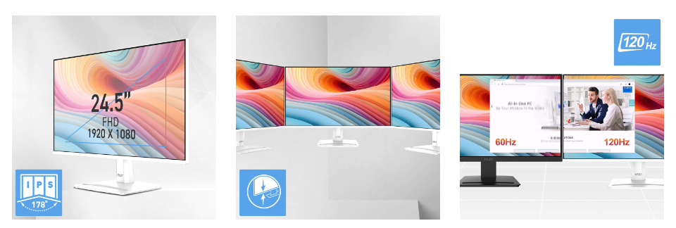 LCD MSI PRO MP251W E2 Màu Trắng