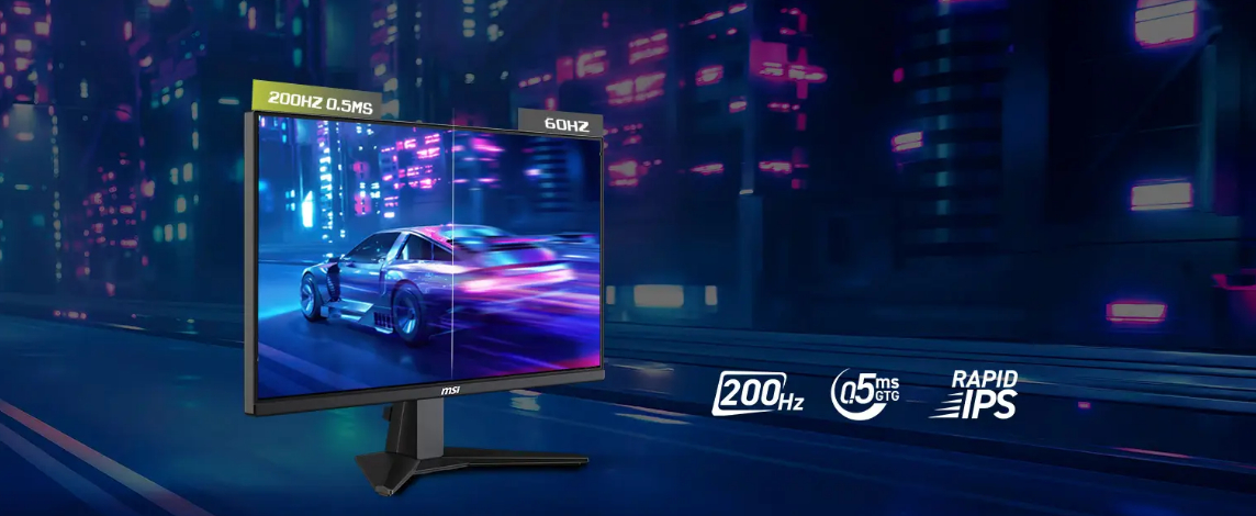 LCD MSI MAG 255F E20 (24.5” / FHD / IPS / 200Hz / 0.5ms) (BH 36T)