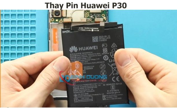 Quy trình thay pin Huawei P30