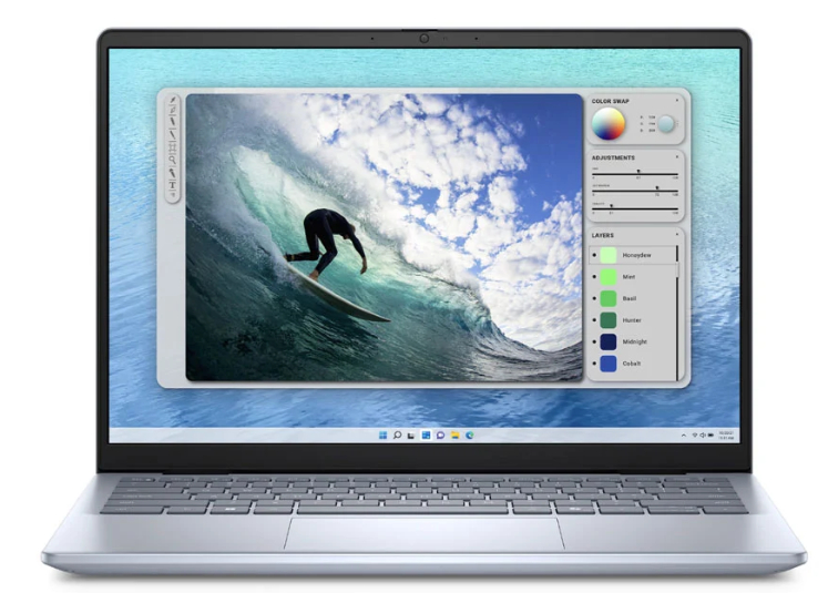 DELL INS14 5440 CORE 7_150U/ 16GD5/ 1TSSD/ 14.0FHD+/ 16:10/ FP/ 4C54W/ W11SL+OFFICE/ LED_KB/ PRES/ XANH_ 7FN5J