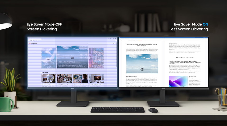 Samsung LS24F320GAEXXV (24 inch - IPS - FHD - 120Hz - 5ms) Cổng cắm kết nối: 2xHDMI 1.4/2Y