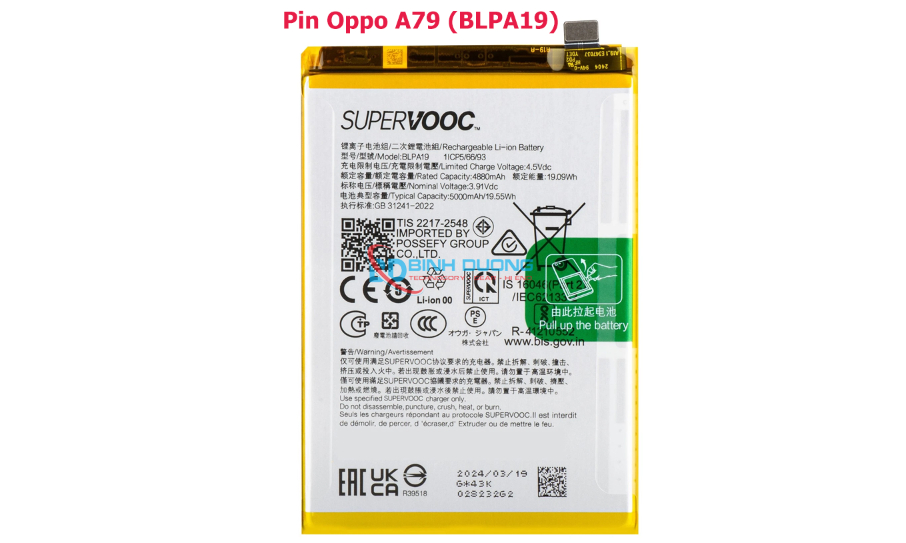 Dịch Vụ Thay Pin OPPO A79 Chính Hãng, Lấy Liền Tại Computer Bình Dương