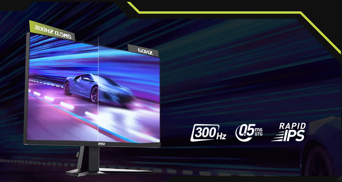 LCD MSI MAG 255XF (24.5” / FHD / IPS / 300Hz / 0.5ms) (BH 36T)