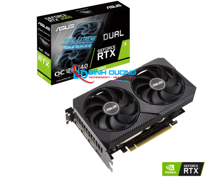 Giới thiệu VGA ASUS 3060 O12G-V2 – Hiệu năng mạnh mẽ, tản nhiệt kép tối ưu