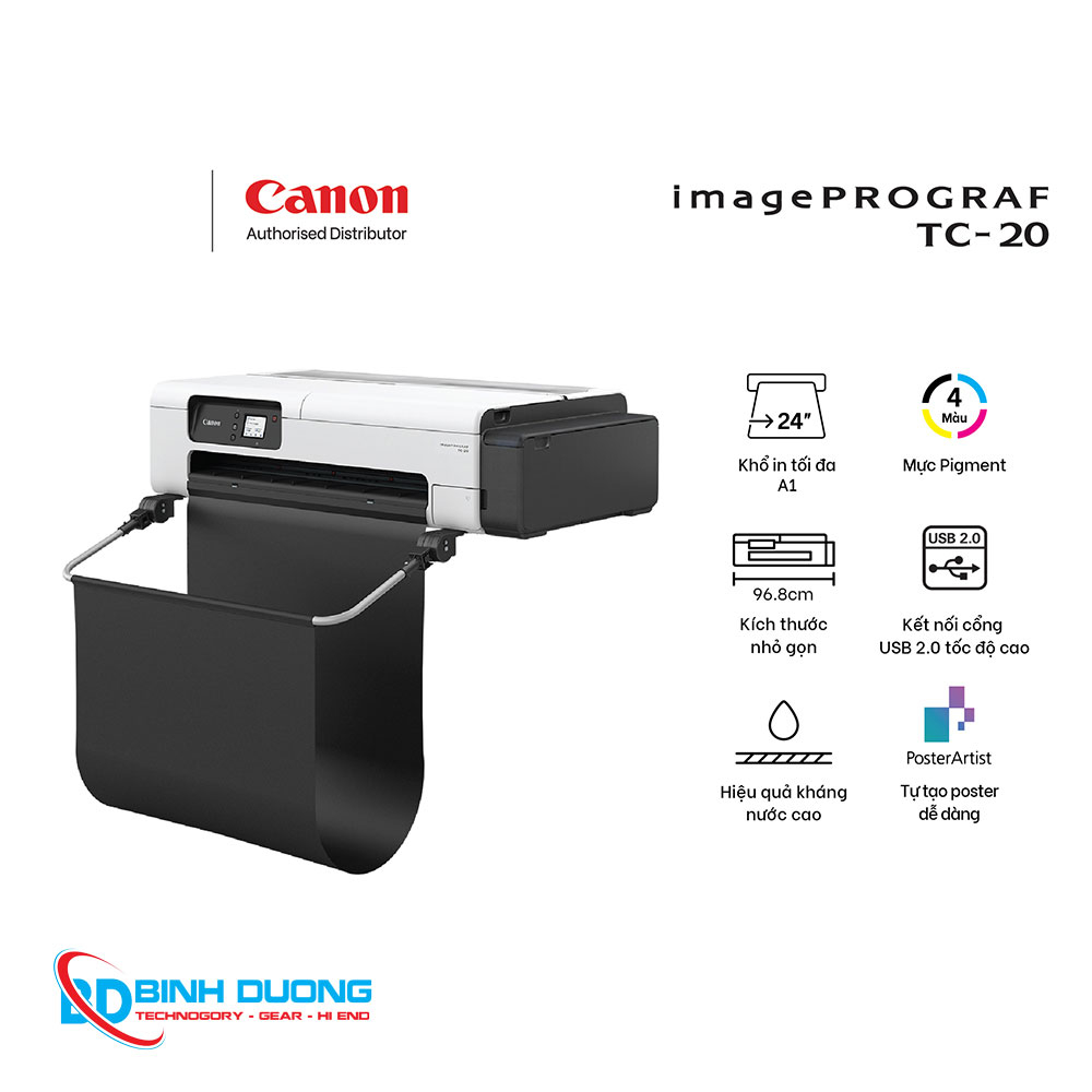 Máy in màu khổ lớn Canon TC-20 (In| A1| A3| A4| USB| LAN| WIFI)