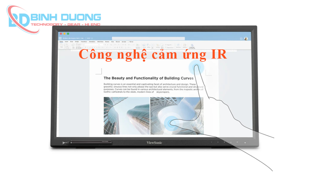 Màn hình cảm ứng ViewSonic TD2223-2 22 inch FHD