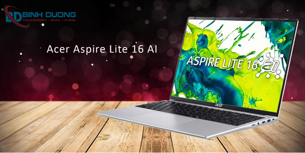 Laptop Acer Aspire Lite 16 AI Ultra 5 125H – Hiệu Năng Tiên Phong Kỷ Nguyên AI