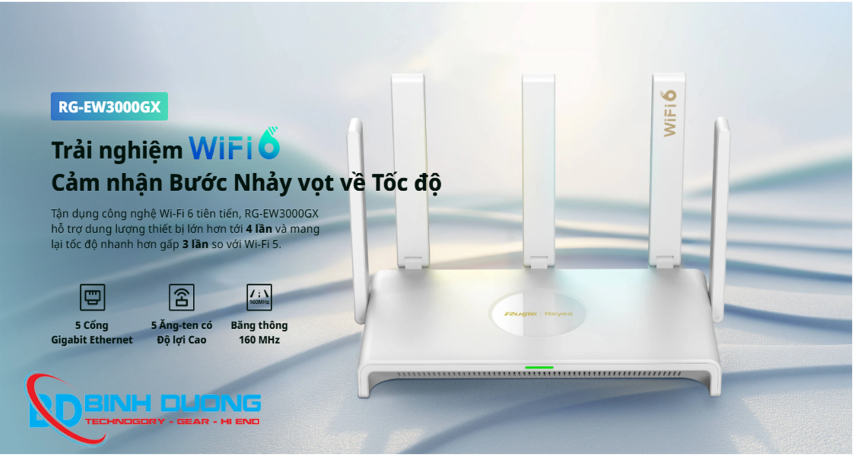 Đánh giá Ruijie RG-EW3000GX