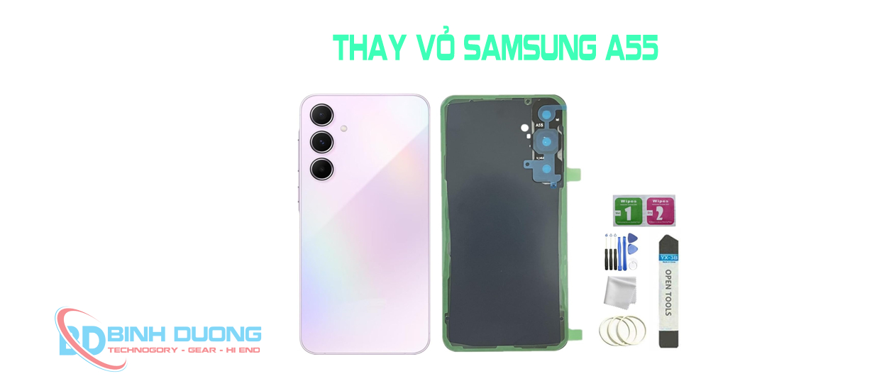 Quy trình thay vỏ Samsung A55