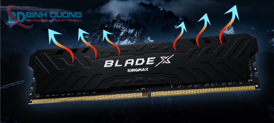 Ram PC Kingmax Blade X 16GB Bus 3200 Tản Nhiệt Nhôm