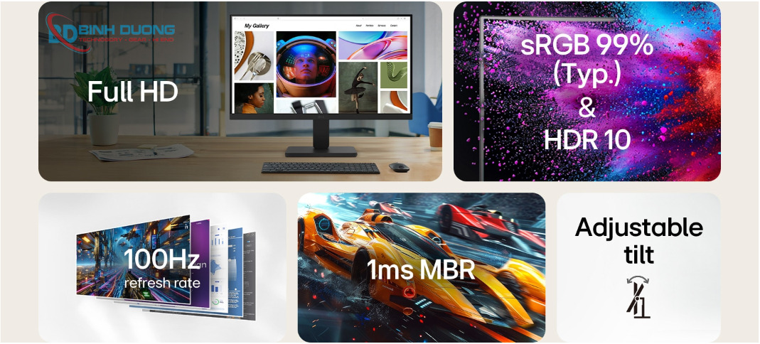 Màn Hình LCD LG 22MR410-B 22 Inch FHD 100Hz (VA/HDMI/VGA)