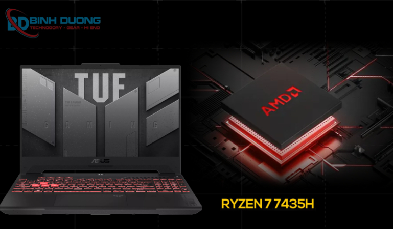 Hiệu năng đa nhiệm vượt trội với Ryzen 7 7435HS