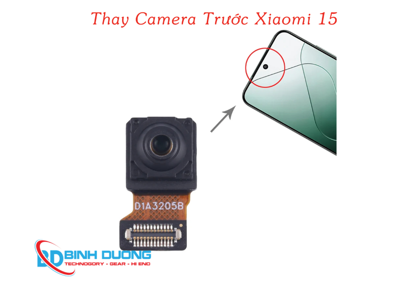 Dịch vụ thay camera trước Xiaomi 15