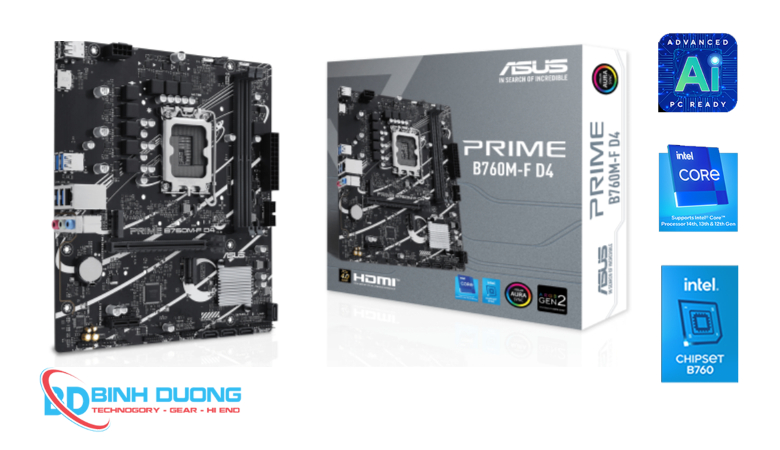Mainboard ASUS PRIME B760M-F DDR4