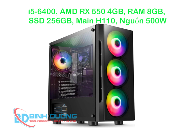 PC Gaming i5 6400 RX 550 – Hiệu Năng Ổn Định, Giá Thành Hợp Lý
