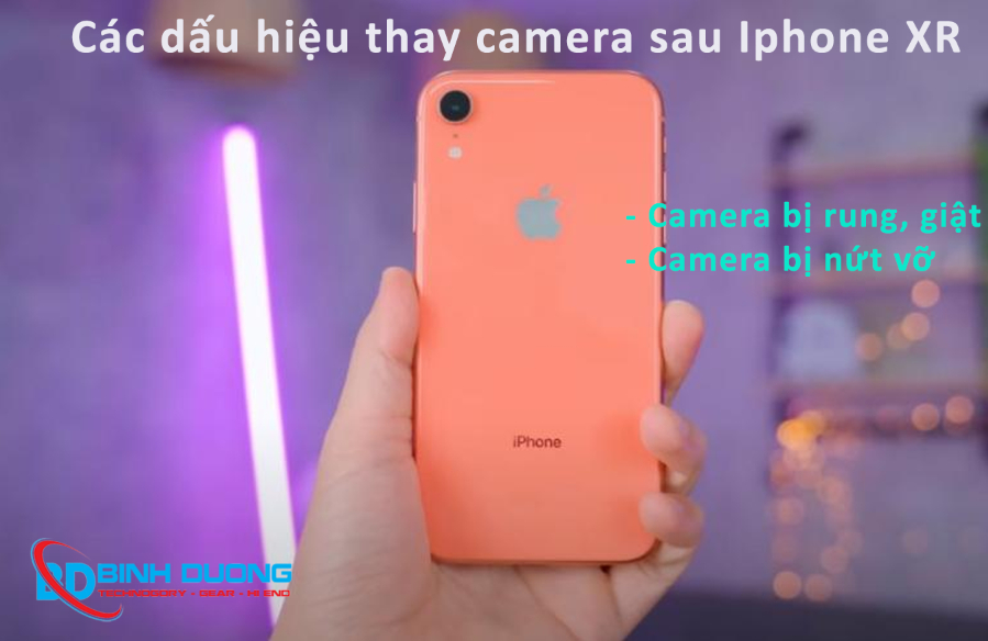 Dịch vụ thay camera sau iPhone XR