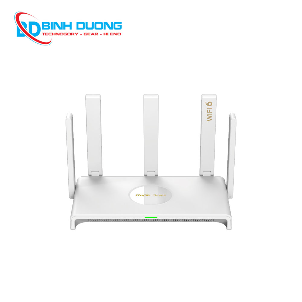 Bộ Phát WIFI 6 RUIJIE RG-EW3000GX 2 BĂNG TẦN 2.4 & 5.0GHZ MESH 6 ĂNG TENG ( LAN 1GB ) 60 USER