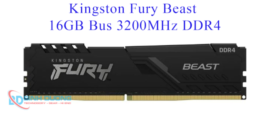 Ram PC Kingston 16GB Bus 3200 Fury Beast DDR4