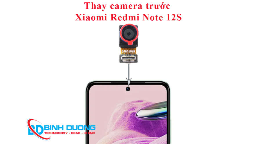 Thay Camera Trước Xiaomi Redmi Note 12S
