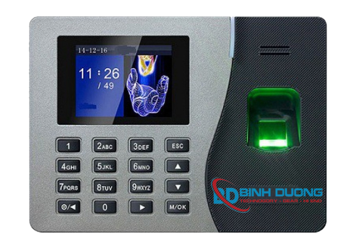 Máy Chấm Công Vân Tay Zkteco K14