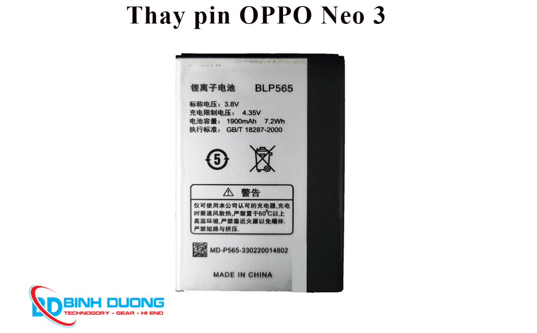 Thay pin Oppo Neo 3 (R831K)