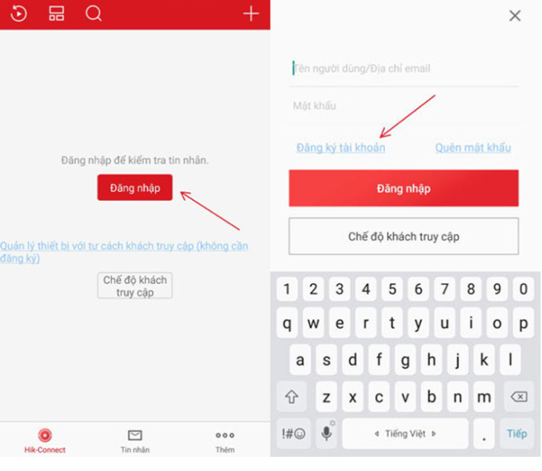 Cách xem camera Hikvision trên điện thoại