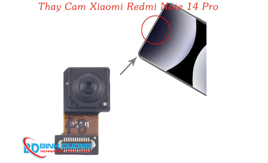 Dịch vụ thay camera Xiaomi Redmi Note 14 Pro