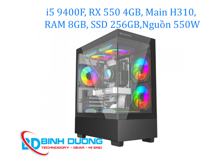 PC Gaming Bể Cá Tầm Trung: Core i5 9400F | RX 550 4GB
