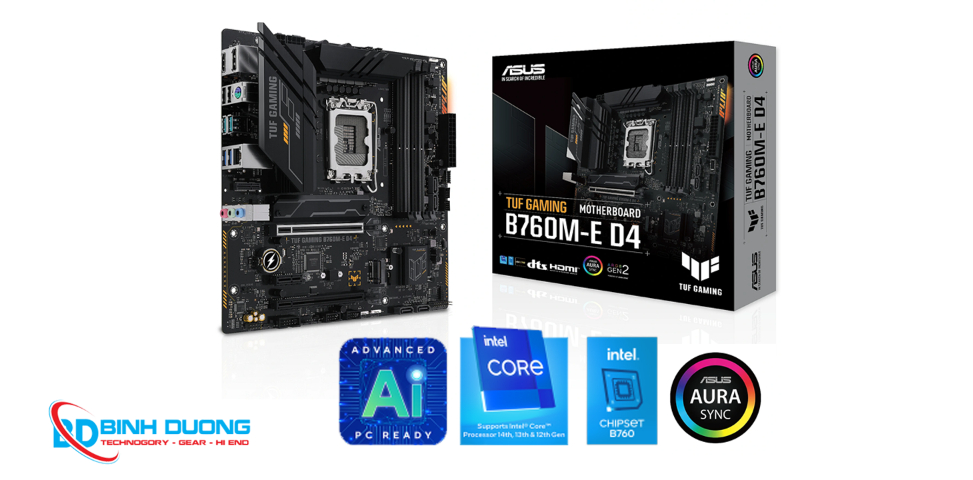 Main ASUS TUF GAMING B760M-E DDR4