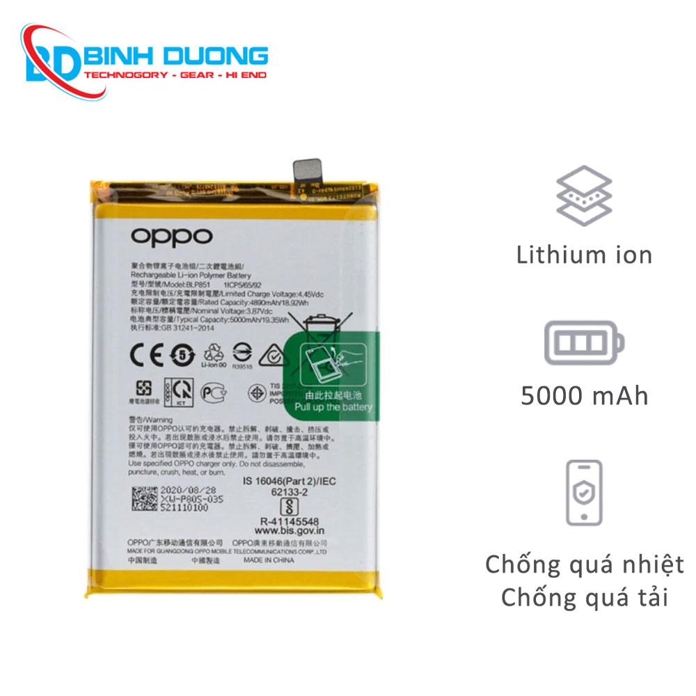 Thay pin Oppo A95