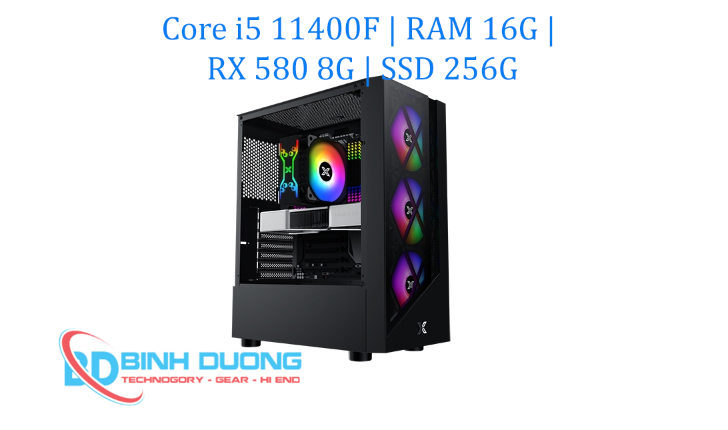PC Gaming Chiến Game Online | Core i5 11400F | RAM 16G | RX 580 8G | SSD 256G