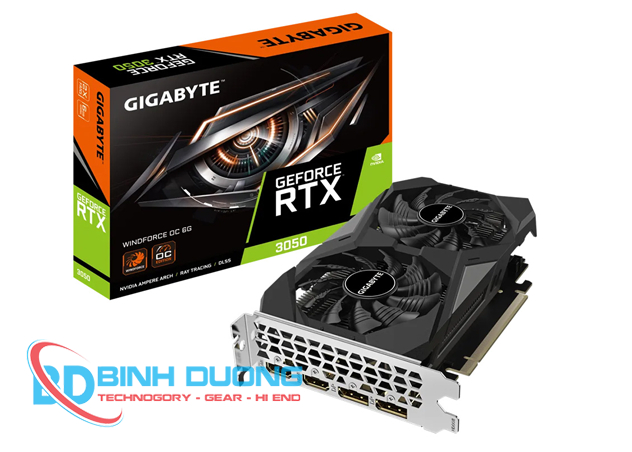 VGA GIGABYTE RTX 3050 Windforce OC 6GB